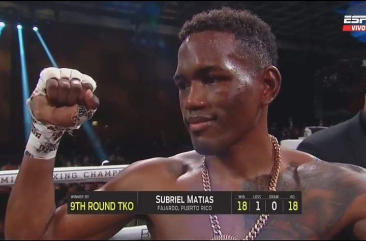 Puerto Rican Matias Scores KO Win over Armanian Ananyan