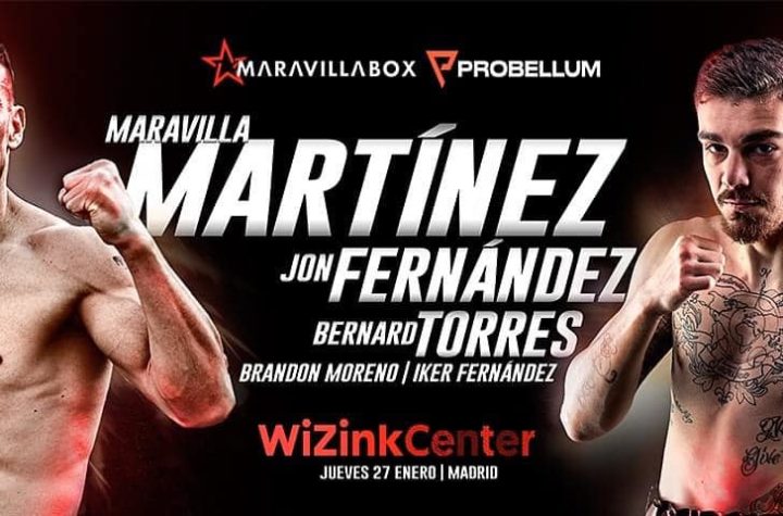 Sergio “Maravilla” Martínez Battles Macaulay McGowan Jan 27 in Madrid