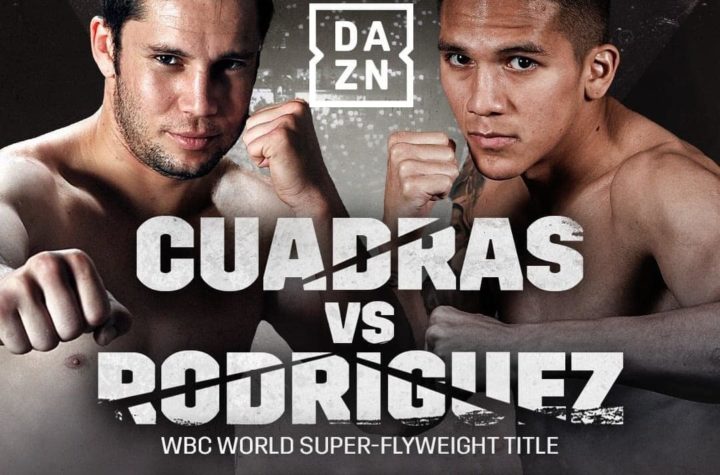 CUADRAS FIGHTS RODRÍGUEZ FOR WBC-115 WORLD STRAP; AS SOR RUNGVISAI WITHDRAWS