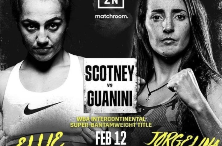 Jorgelina Guanini and Ellie Scotney go for the intercontinental super bantamweight title