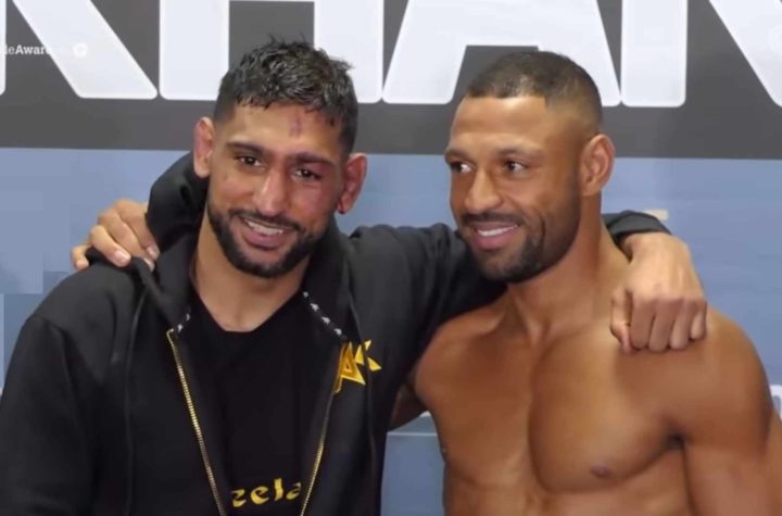 Kell Brook Stops Amir Khan Tough in 6; Their Years-long Bitter Rivalry Ends with Hand-Shake and Smiles