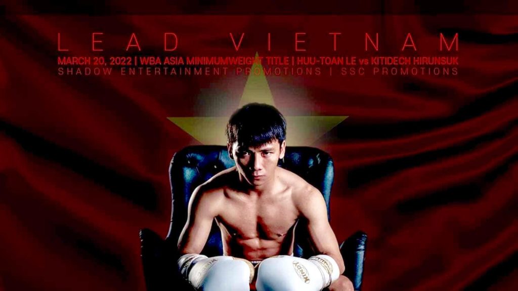 Huu Toan Le Fights for WBA ASIA Belt Sunday, Aiming to Lead Vietnam’s Boxing