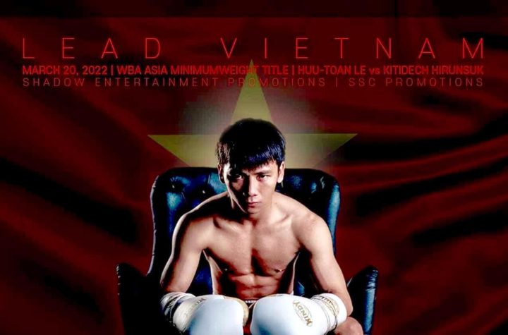 Huu Toan Le Fights for WBA ASIA Belt Sunday, Aiming to Lead Vietnam’s Boxing