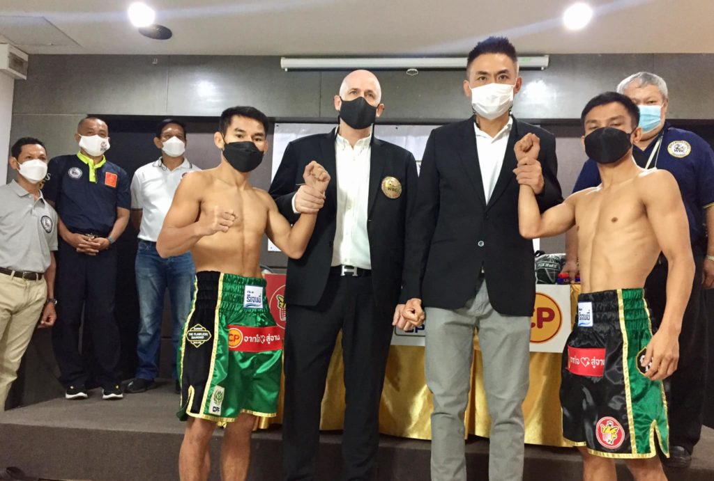 Pradabsri, Menayothin Make Weight for WBC-105 World Title Rematch in Thailand