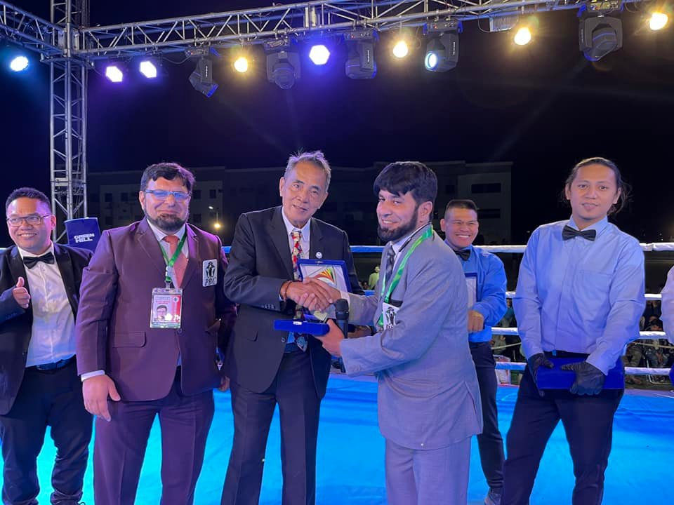 Pakistan Boxing Commission has awarded the Filipino WBA Ring Officials