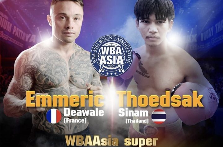 Dewaele and Sinam fight for WBA Asian title in Thailand