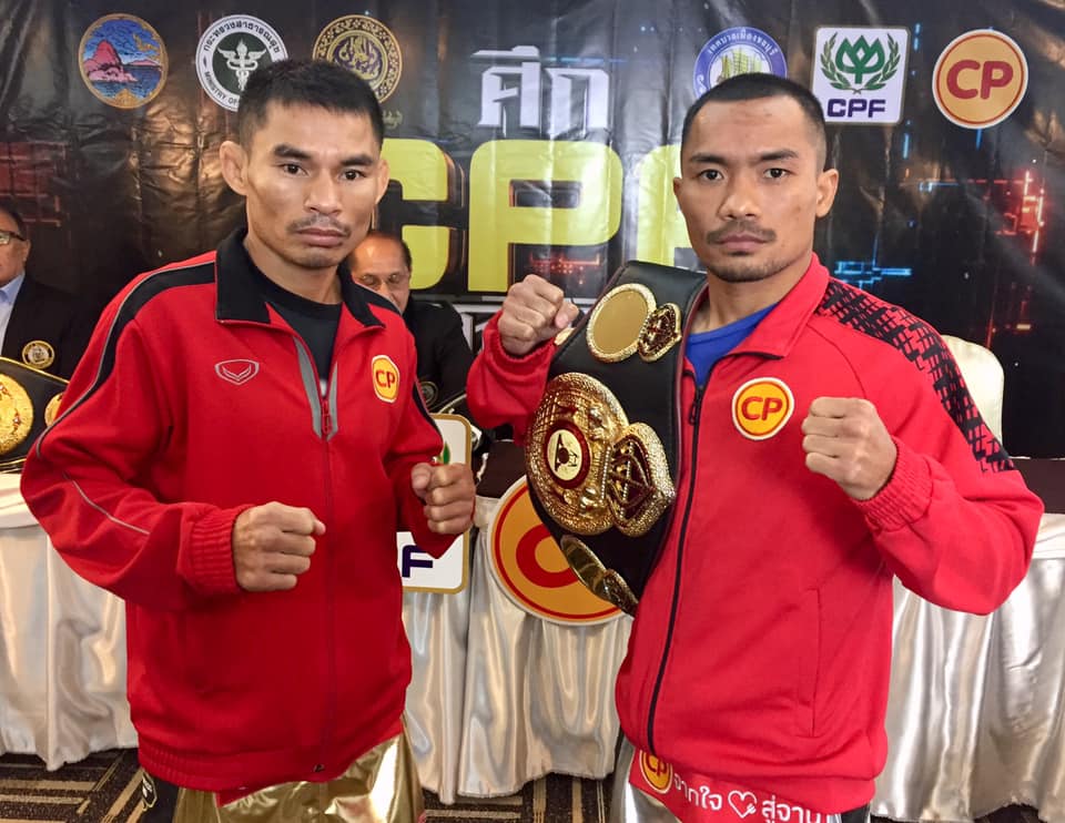 Niyomtrong, Menayothin Make Weight for WBA-105 World Title Wednesday in Thailand