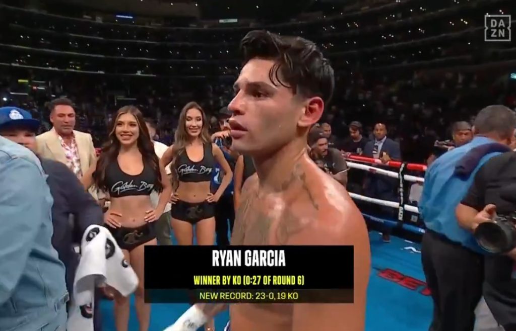 YAN GARCIA DROPS THREE TIMES, STOPS FORTUNA IN 6 TONIGH; WANTS GERVONTA DAVIS NEXT