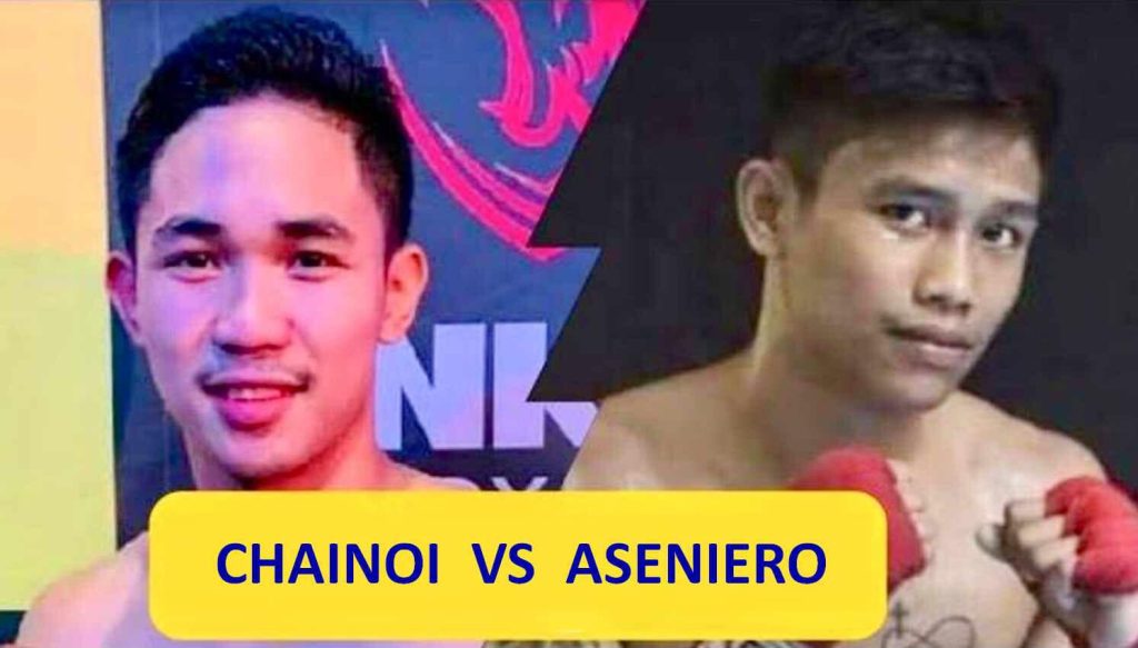 Chainoi VS Aseniero on a Collision Course Saturday in Thailand