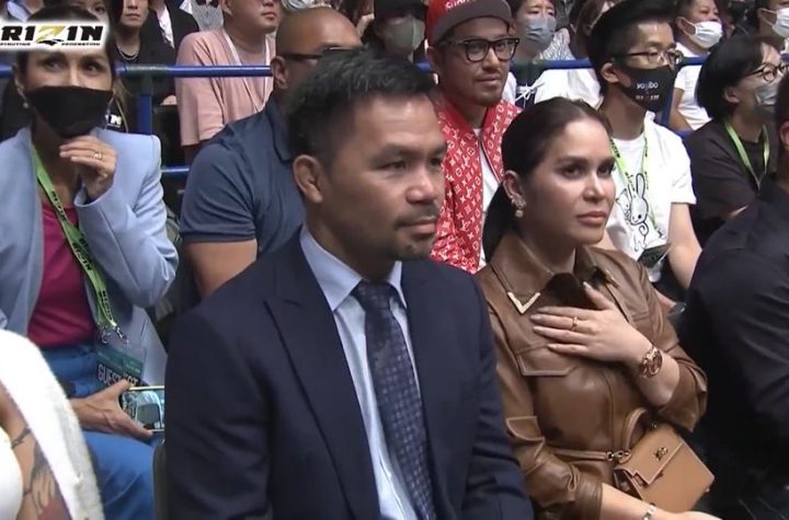 Pacquiao Attended Floyd's Exhibition Match Sunday in Japan; Floyd Stopped Asakura in 2