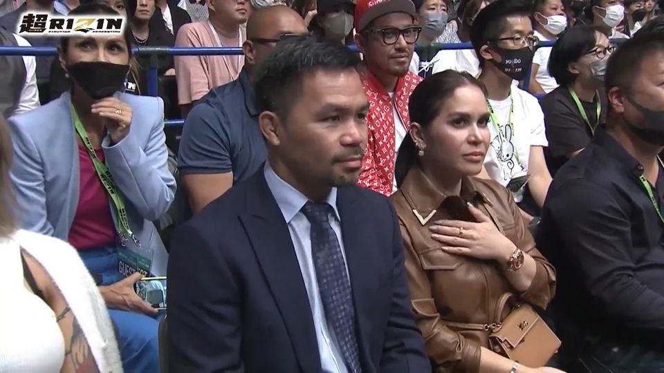 Pacquiao Attended Floyd's Exhibition Match Sunday in Japan; Floyd Stopped Asakura in 2